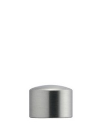 End Cap Brushed Nickel by   