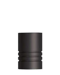 Techno Topia Notched Cylinder Finial Black by   