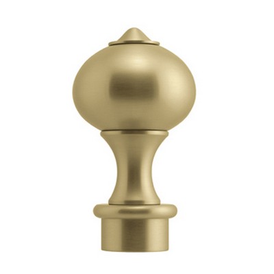 Vesta Finial VESUVIO Brushed Brass European Elegance 281650-BB Brass 