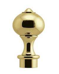 Finial VESUVIO Polished Brass by  Vesta 