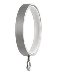 Flat Curtain Ring Brushed Nickel by  Swavelle-Millcreek 