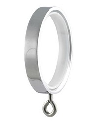 Flat Curtain Ring Polished Chrome by   