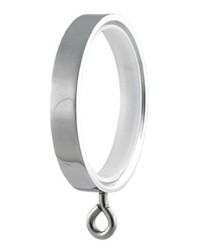 Flat Curtain Ring Polished Chrome by  Warner 