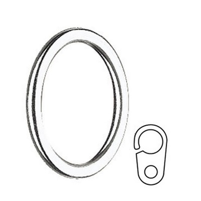 Vesta Curtain Ring with Clip European Elegance 286125  Metal Curtain Rings 