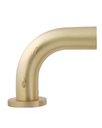 Incurve Elbow Bracket Brushed Brass by   