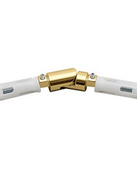 Tube Connector Polished Brass by  Warner 