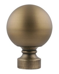 Harvest Finial Antique Brass by  Stout Wallpaper 