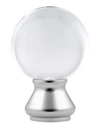 Orpheus Finial Polished Chrome by  Stout Wallpaper 