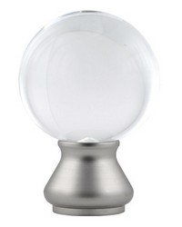 Orpheus Finial Brushed Nickel by  Winfield Thybony Design 