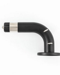 Lunar Elbow Bracket Short Black by  Brewster Wallcovering 