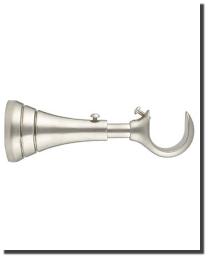 Crescent Wall Bracket Brushed Nickel by  Winfield Thybony Design 