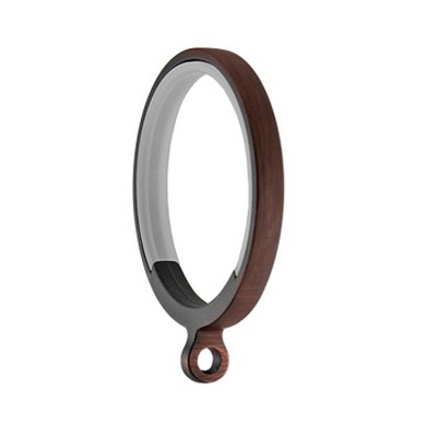 Vesta Flat Ring w Eye Insert Oil Rubbed Bronze apollo 296261 ORB  Drapery and Curtain Rings 