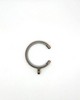 Vesta Flat C-Ring with Eye and Insert Antique Brass