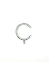 Flat C-Ring with Eye and Insert Polished Chrome by  Europatex 