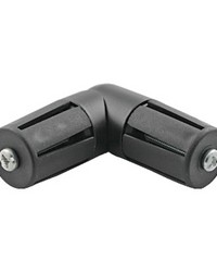 Elbow Tube Connector Black by  Stout Wallpaper 