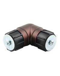 Elbow Tube Connector Oil Rubbed Bronze by   
