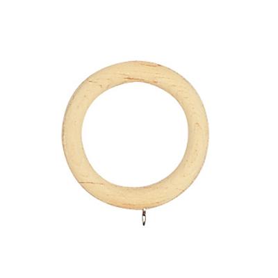 Vesta Plain Unfinished Wood Curtain Ring with Eyelet Highland Timber 346100 Beige Ayous Wood - An African Wood Similar to Beech Wood Drapery and Curtain Rings Wooden Curtain Rings Unfinished Wood Curtain Rings Curtain Rings with Eyelet 