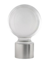 Acrylic Ball Satin Nickel by  Vesta 