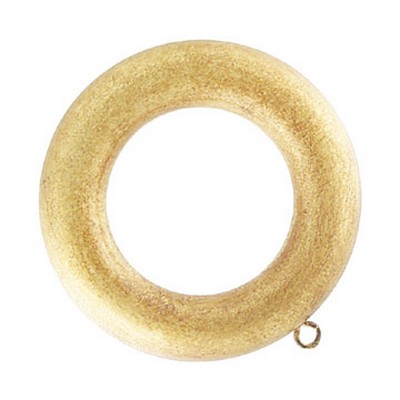Vesta Curtain Ring plain Hunley 356100  Wooden Curtain Rings 