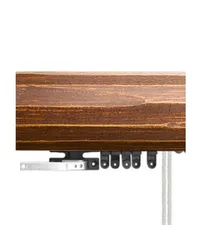 Whittled Wood Pole 1 3/8 Diameter Traverse by   