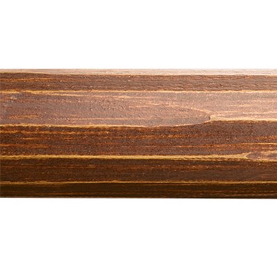 Vesta Whittled Wood Pole  1 3/8 Diameter Hunley 358130  Wood Curtain Rods by Finestra 
