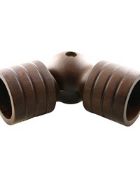 Elbow Connector Mahogany by   