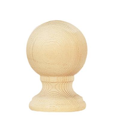 Vesta Naches Unfinished Finial Highland Timber 341300 Ayous Wood - An African Wood Similar to Beech Wood 1 Inch Curtain Rods Highland Timber Unfinished Wood Curtain Rods 