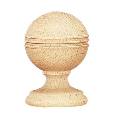 Vesta Pamplona Unfinished Finial Highland Timber 571370 Ayous Wood - An African Wood Similar to Beech Wood 2 Inch Curtain Rods Highland Timber Unfinished Wood Curtain Rods 