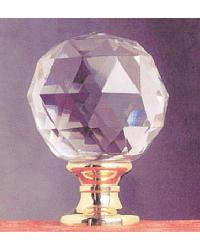 Solid Crystal Finial by   