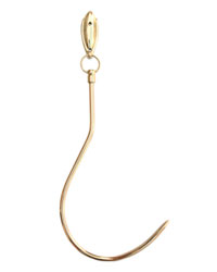 Curtain Tieback Loop Anne Brass by   