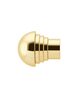 Vesta Dome Finial Polished Brass
