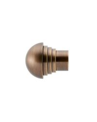 Dome Finial Antique Brass by  Vesta 