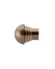 Vesta Dome Finial Antique Brass