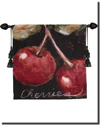 Ripe Cherries by  Michaels Textiles 