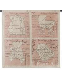 Vintage Girl Wall Tapestry by   