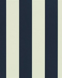 Spalding Stripe Dark Blue by  Ralph Lauren Wallpaper 