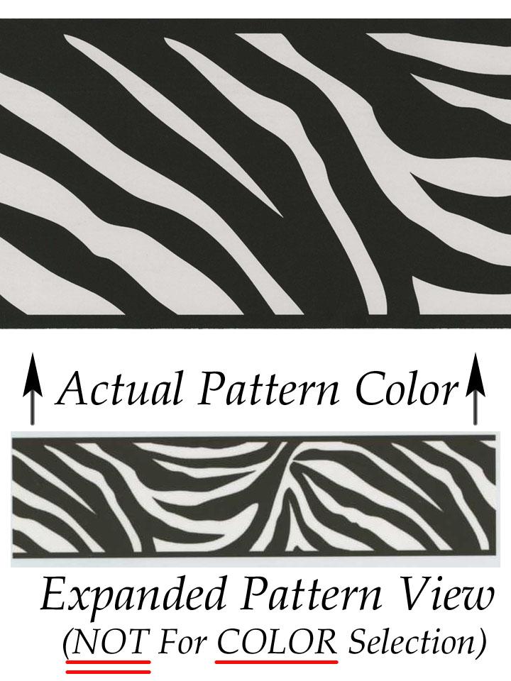 Brewster Wallcovering Zebra Crossing Black Zebra Border Wallpaper