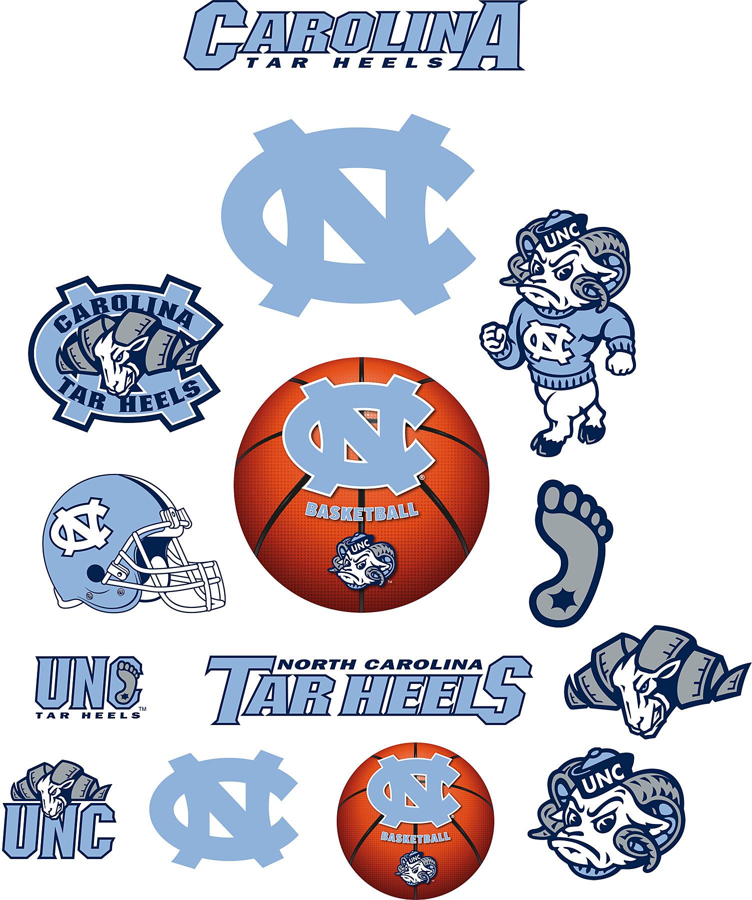 North Carolina Tar Heels Logo Fathead Jr Sports Decor