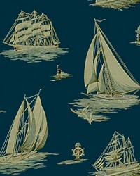 Down Easter Boats Atlantic by  Ralph Lauren Wallpaper 