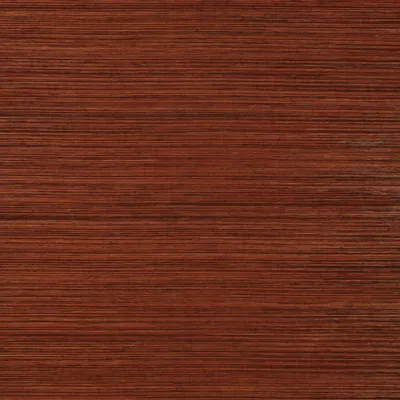 Schumacher Wallpaper Strie Sisal Burnt Orange