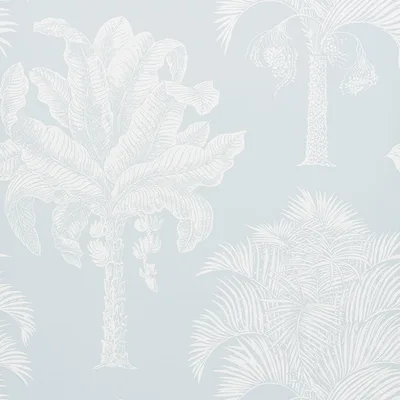 Schumacher Wallpaper Grand Palms Mineral