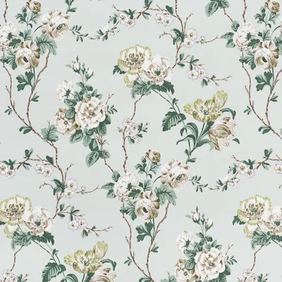 Schumacher Wallpaper Betty Celadon