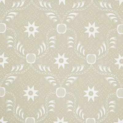 Schumacher Wallpaper Lancaster Sand
