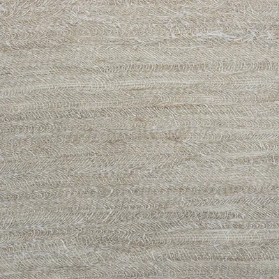 Schumacher Wallpaper Ruched Linen Natural