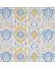 Schumacher Wallpaper Elizia Ikat Sky & Ochre