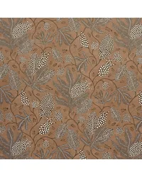 Polka Dot Jungle Terracotta Wallpaper by   