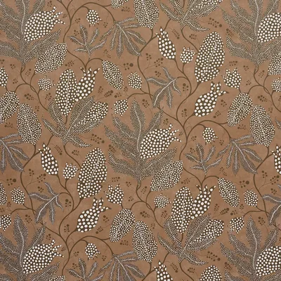 Schumacher Wallpaper Polka Dot Jungle Terracotta