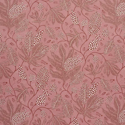 Schumacher Wallpaper Polka Dot Jungle Raspberry