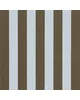 Schumacher Wallpaper Edwin Stripe Medium Brown & Sky
