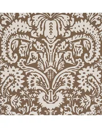 Suffolk Damask Brown Wallpaper by   